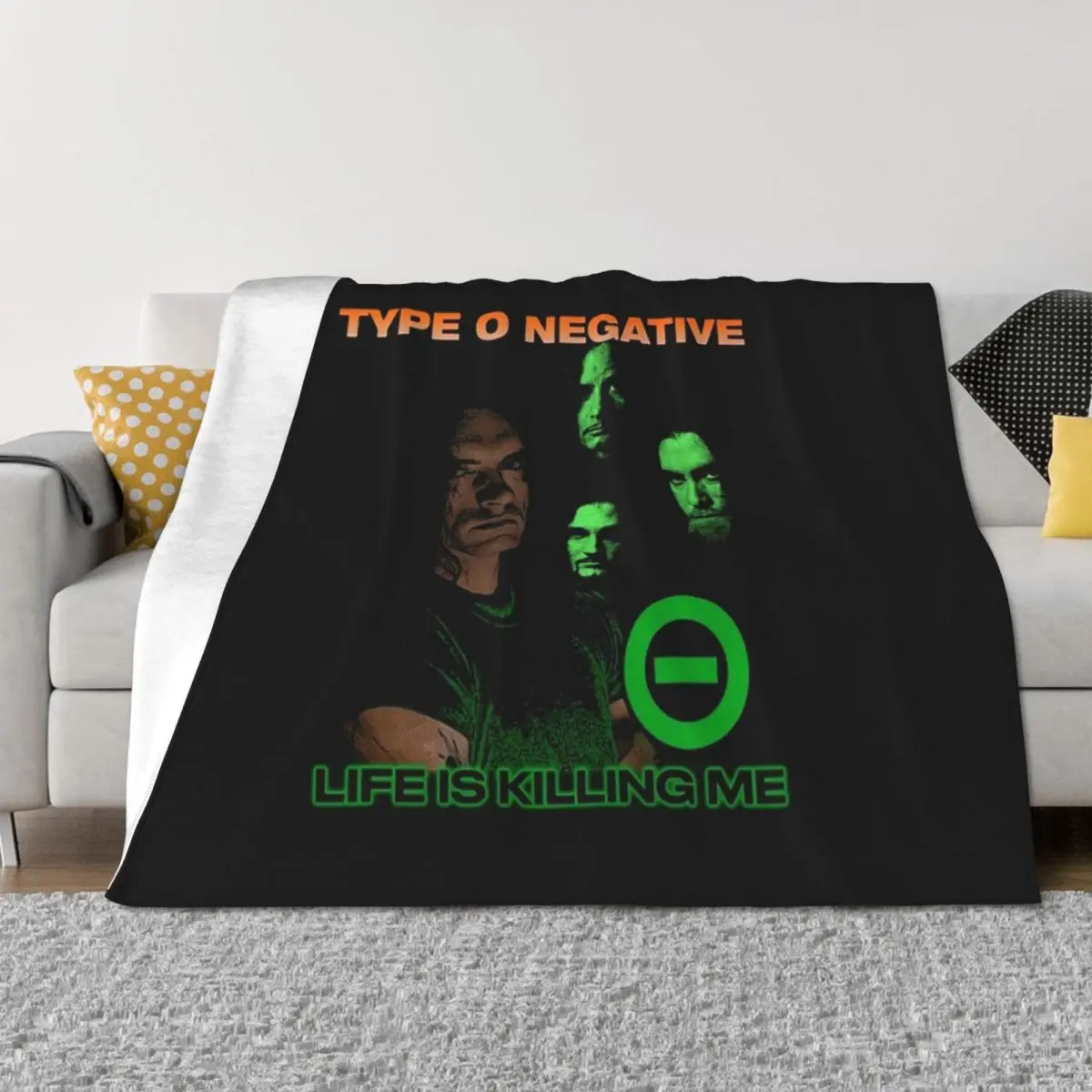 

Type o negative Throw Blanket Summer Beddings Weighted Plaid on the sofa Bed covers Blankets