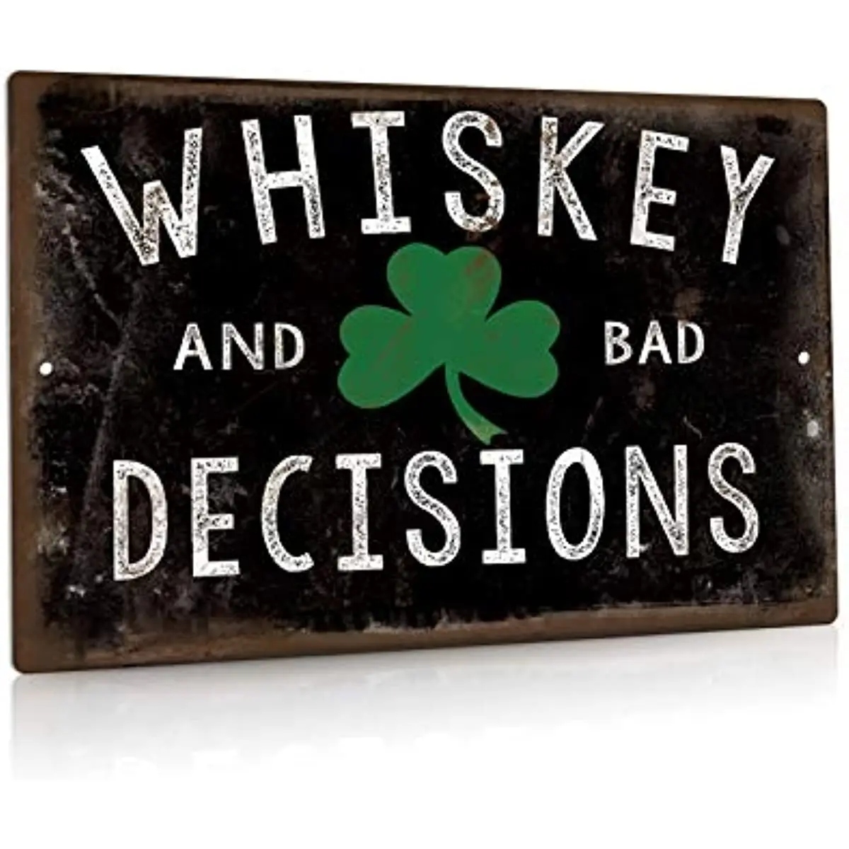 Bad Decisions Metal Tin Sign Man Cave Bar Pub Decor Wall Art  Room Decor