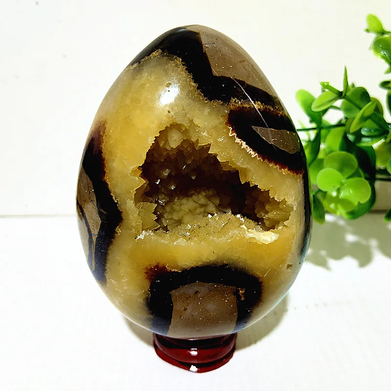 Natural Septarian Geode Free Shape Mineral Crystals Cluster Stones And Crystals Feng Shui Witchcraft Energy Room Decorations