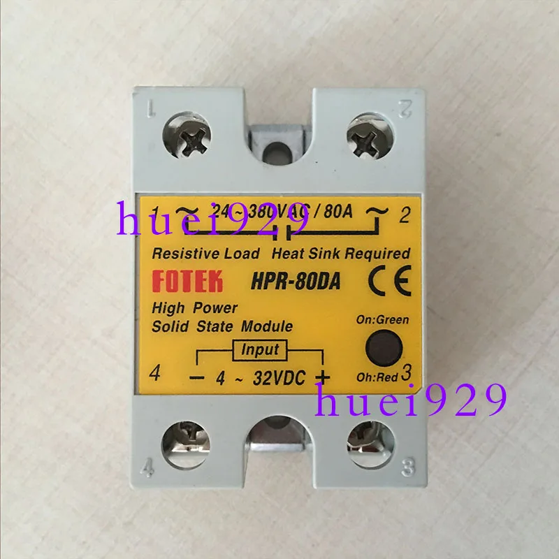 Taiwan Yangming FOTEK Halbleiterrelais HPR-80DA Original Original Fake One Penalty Ten