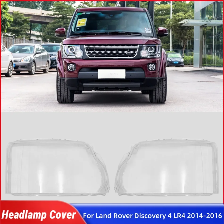 Pop For Land Rover Discovery 4 LR4 2014 2015 2016 Car Internal Spare Parts Dust Cover For Headlights Glass Headlight