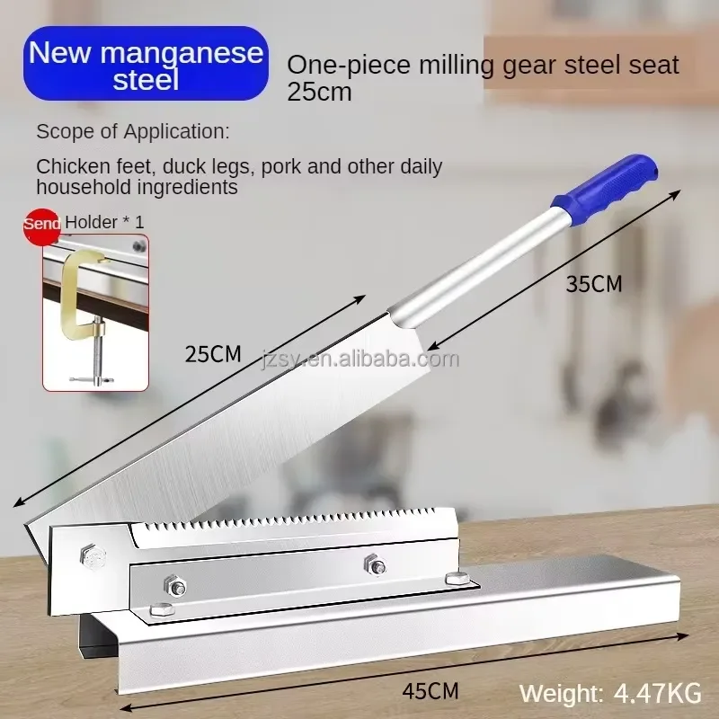 Electric Bone Cutting Machine Small Household Meat Chopper Commercial Chicken Bone Cutter Flower Shaped Slicer Kitchen Tool