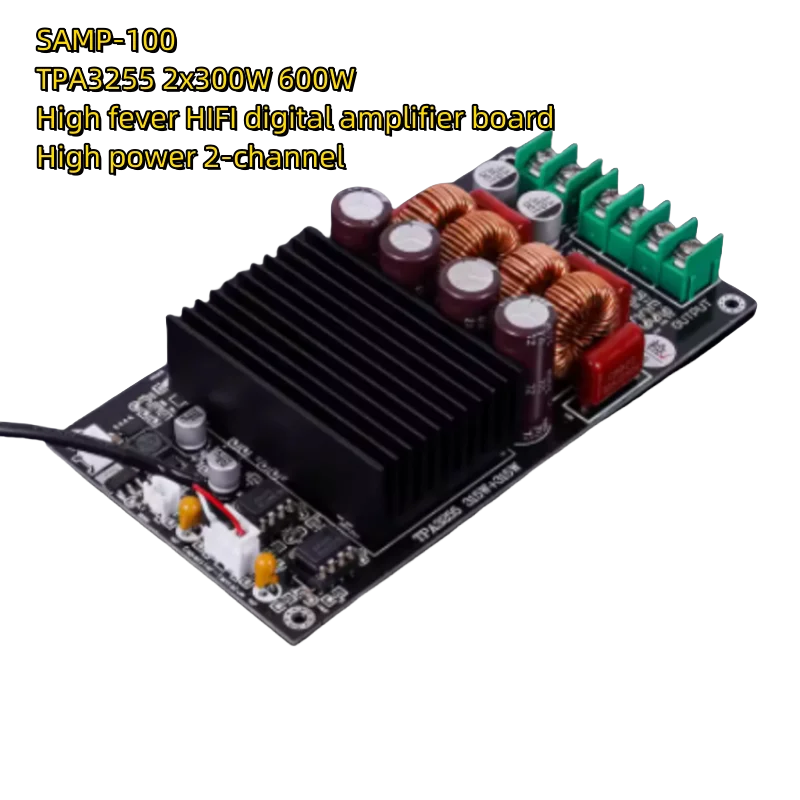 

SAMP-100 TPA3255 2x300W 600W fever HIFI digital amplifier board high-power 2-channel