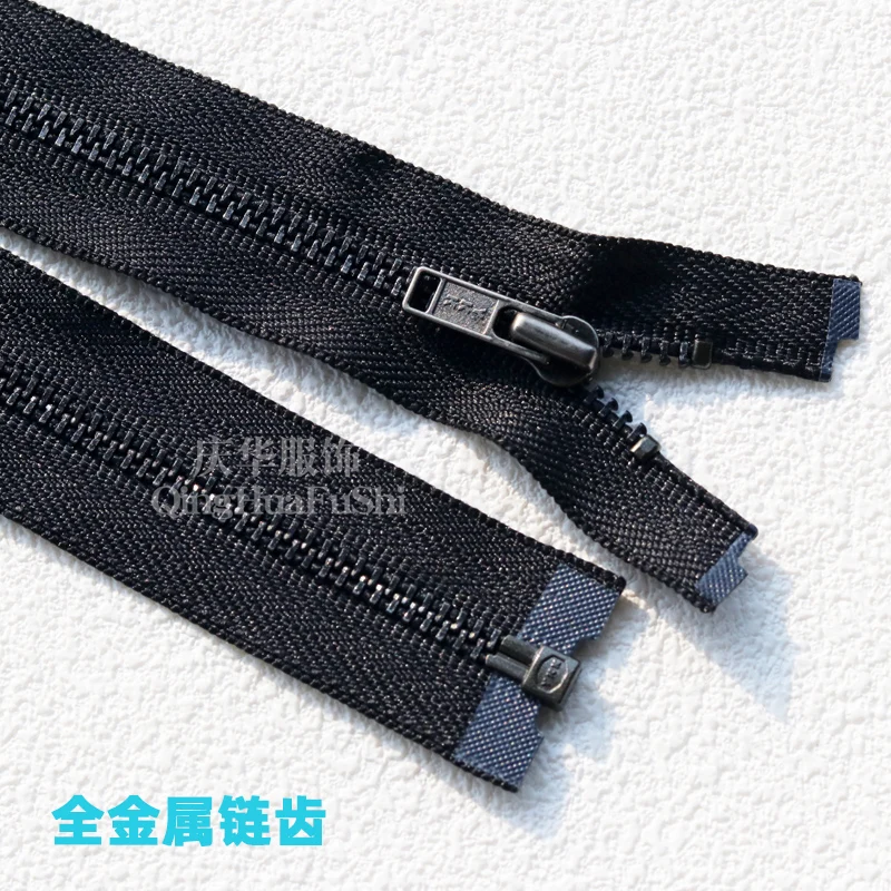 Lot De 2 Fermetures Éclair En Métal - 70 Cm - Séparables - Pour Vestes