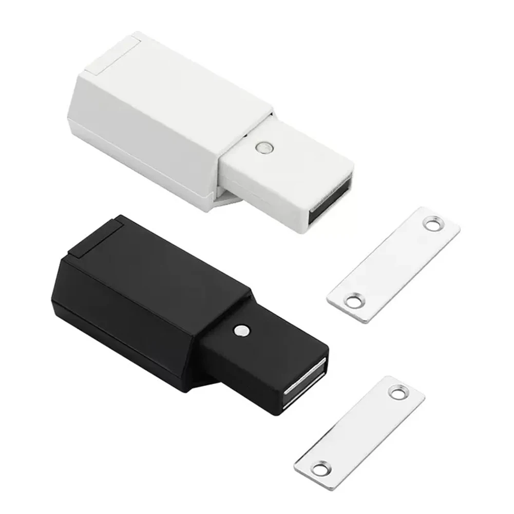 

Магнитный замок для шкафов для домашнего использования, защелка для дверцы шкафа, инновационный нажимной механизм для дверей шкафов