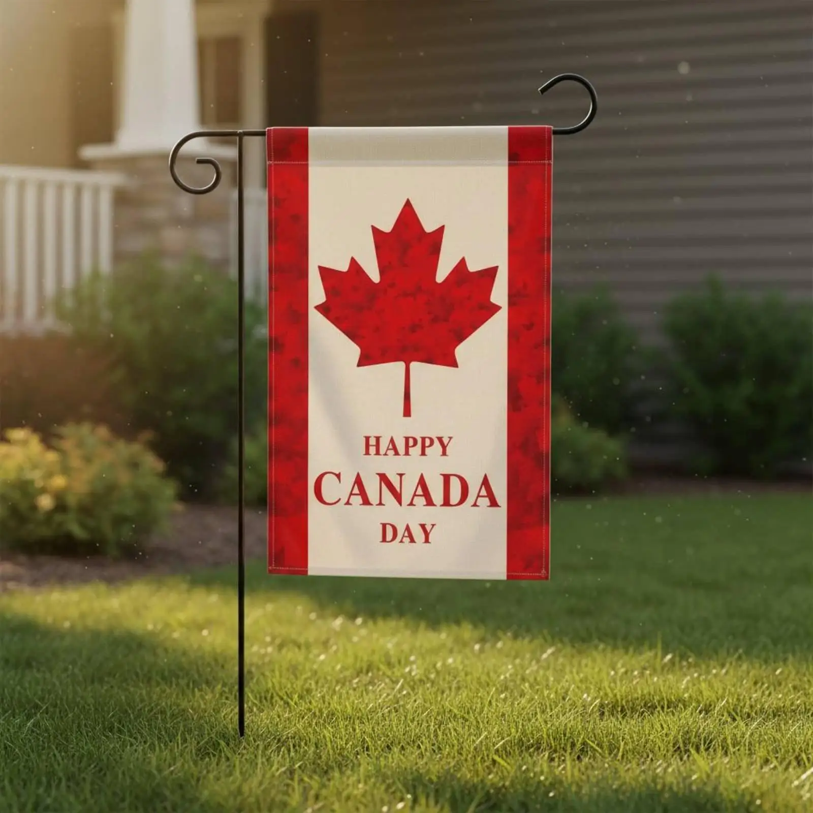 Maple Leaf Canada Flag Outdoor Indoor Use Lightweight Banner for Patriotic Celebration