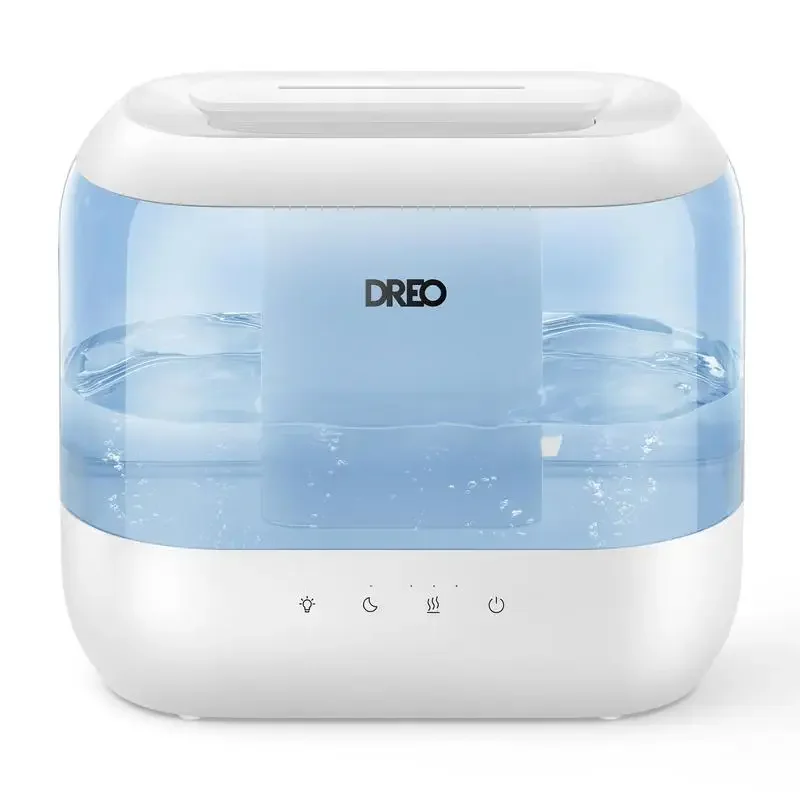 Dreo 4L Humidifier for Bedroom, Cool Mist Top-Fill Ultrasonic Humidifiers with Essential Oils, 28dB Quiet Humidifier