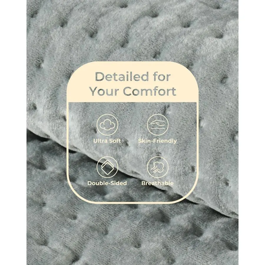 

Heating Pad for Back Pain and Period Cramps, Fast Heating Relief Shoulder, Muscle Aches, Arthritis Pain, 6 Heat Settings, 4 Time