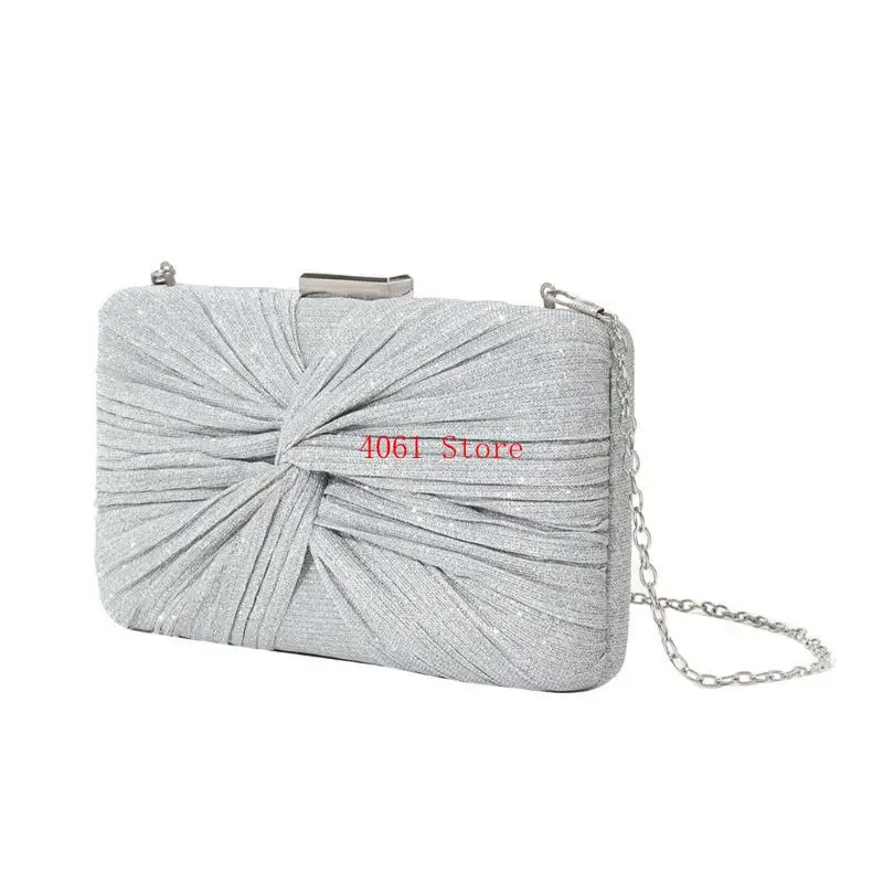 

Модная блестящая вечерняя сумочка для женщин, просторная сумка с ремешком-цепочкой, сумка на плечо для различных случаев
