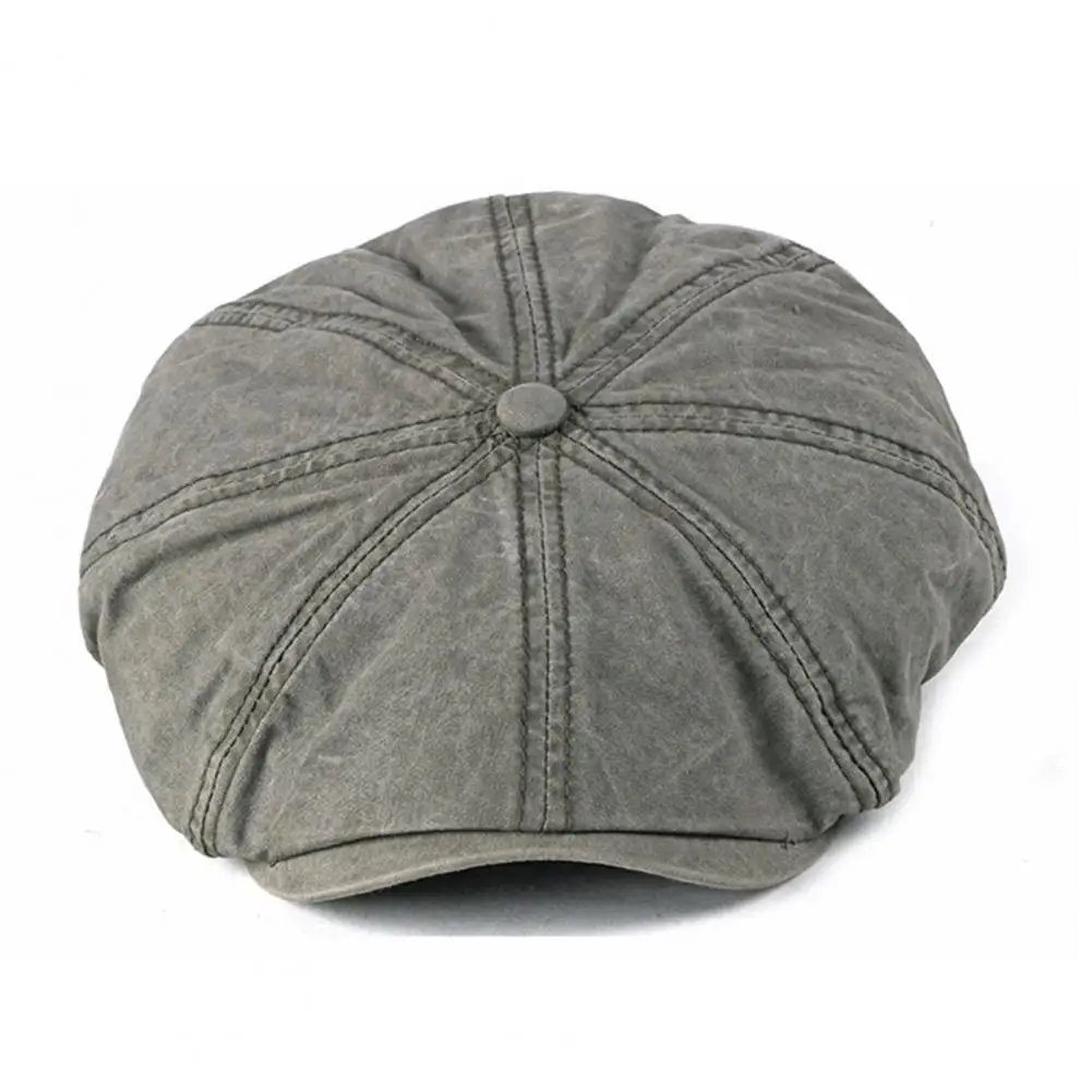 One-size Cool Berets Visor Flat Hat Spring Summer Beret Cap British Style for Holiday