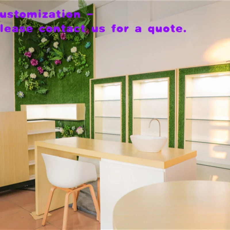 custom.Factory Direct Selling Cosmetics Shop Design Bespoke Shop Fixture Rack Counter Shelf Cosmetic Store Display