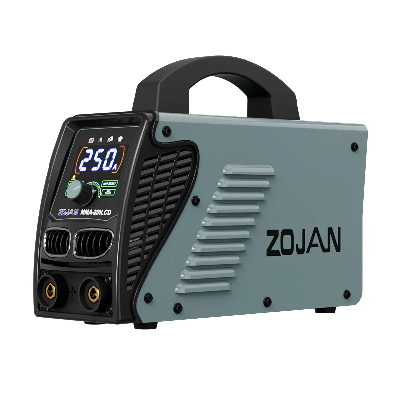 Portable MMA Welder With LCD Display IGBT Tech Anti-Stick Arc Force For Cast Iron Carbon Steel Home DIY Metal Welding Equipment