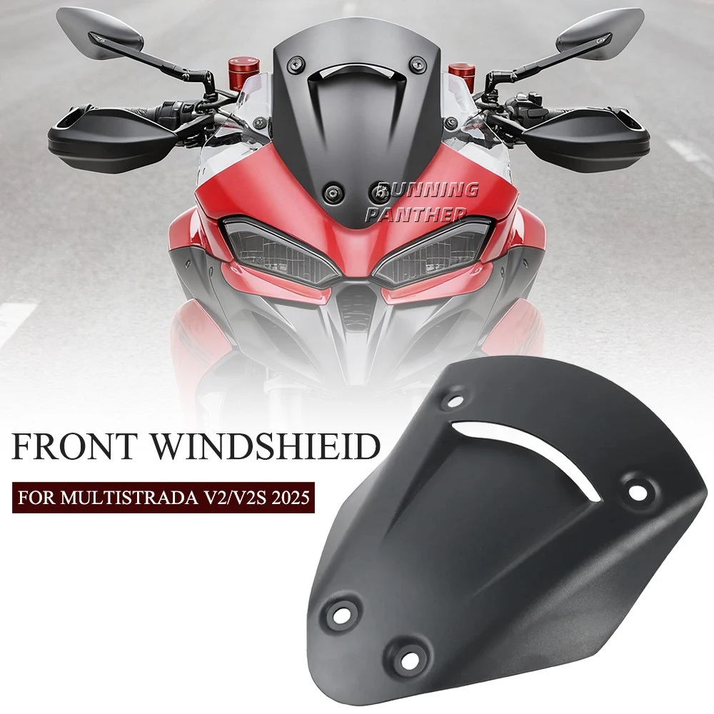 

New Motorcycle front windshield and windshield panel compatible with FOR Ducati Multistrada V2 V2S 2025 ﻿ ﻿