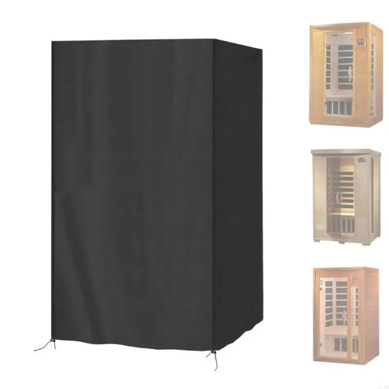 Blocking Steambath Protective Protect 122x122x193cm Strong Impermeable Fabric With Reinforced Fringes For Gym Resort 37JD