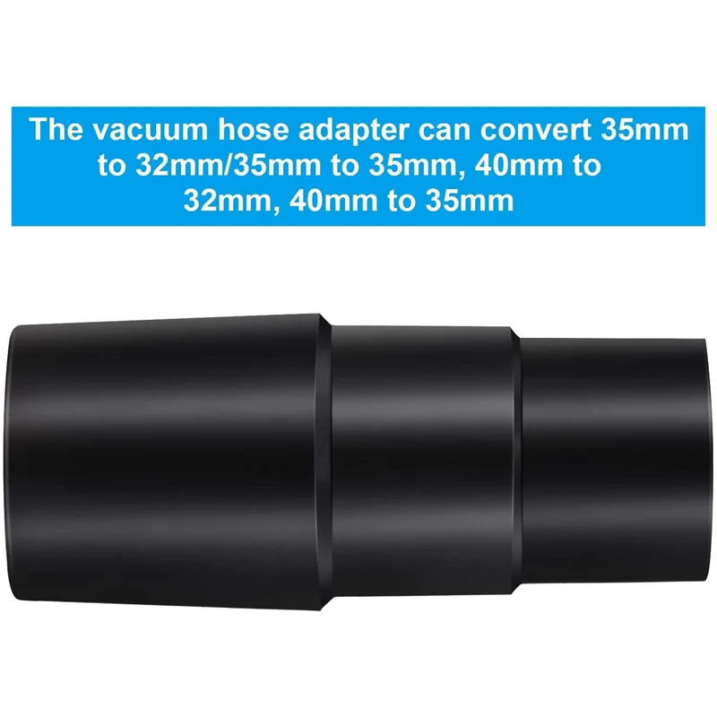 2 Pieces Vacuum Hose Adapter Cleaner Hose Universal Adapter Converter, 32mm 35mm 40mm Hose Reducer for Most Vacuum