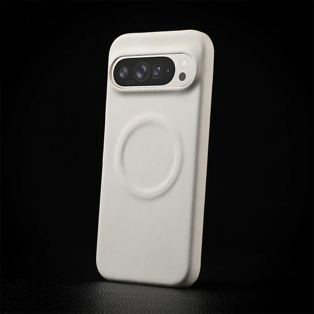 Luxuriöse Handyhülle aus Schafsleder mit Magnetverschluss für Google Pixel 11 10 9 8 7 Pro XL 8A 7A, stoßfest, Business-Design, matte, harte Rückseite – Detail 9