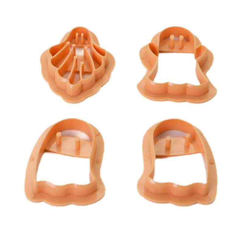 

Home-Halloween Ghost Cookie Cutter Brickearth Clay Cutter Set of 4