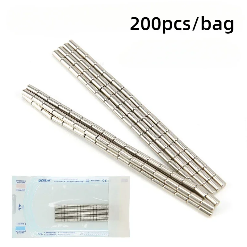 200pcs/Bag Tattoo Ink Magnetic Stirrer Magnetic Rod Electric Ink Cup Pigment Nail Polish Eyelash Adhesives Mixer Accessories