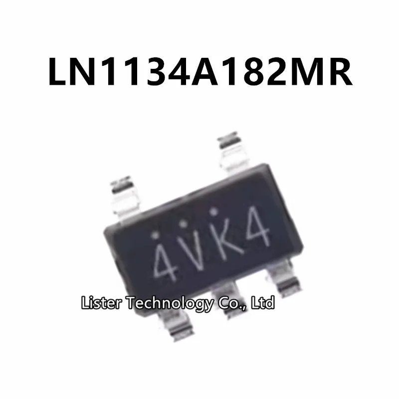 50~200PCS/Lot New LN1134A182MR LN1134A182MR-G SOT23-5 Marking:4VK4 LN1134A182 LN1134-1.8V LN1134-A182