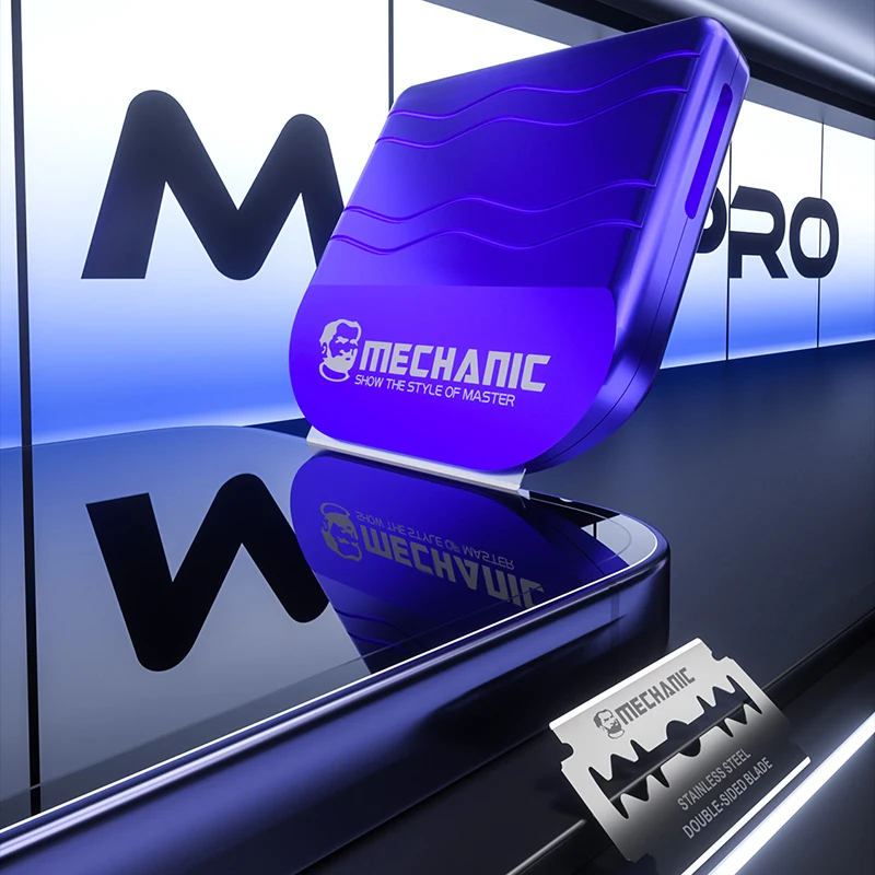 

Mechanic Mag Pro, двухсторонняя защитная ручка для лезвия, держатель лезвия из алюминиевого сплава, зажим для удаления клея с ЖК-дисплеем, инструменты для открытия экрана