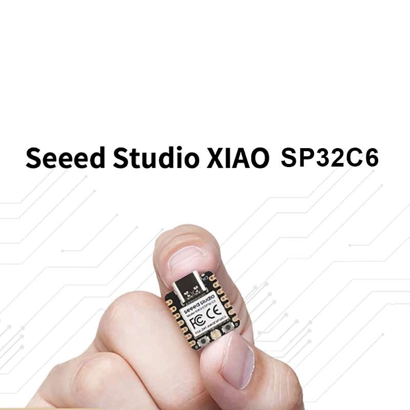 ESP32 Seeed Studio XIAO ESP32C6 WiFi 6+Bluetooth-compatible Ble 5 Support Zigbee Matter WIFI Wireless Development Board Module