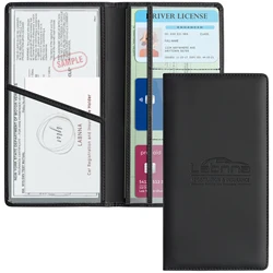 Men & Women Car Registration and Insurance Card Holder PU Leather License Registration Holder For Driver License