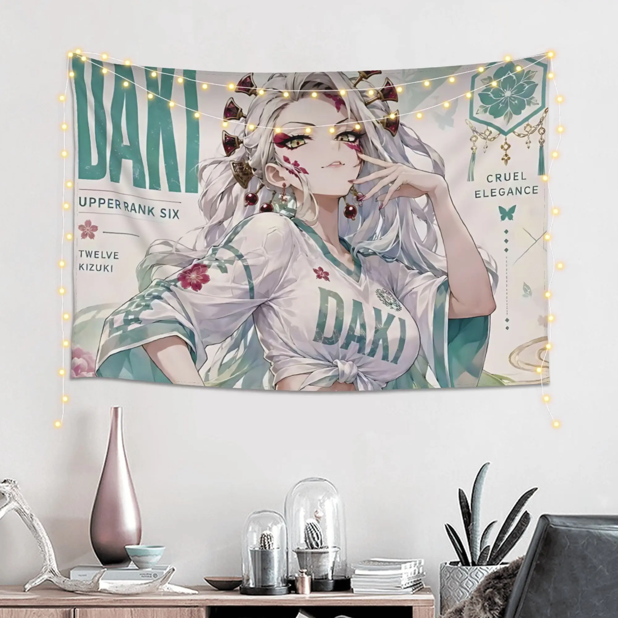 Cutecore Demon Slayer Tapestry Bedroom Decoration  Wall Hanging Blanket Tapestry Cool Stuff For Room