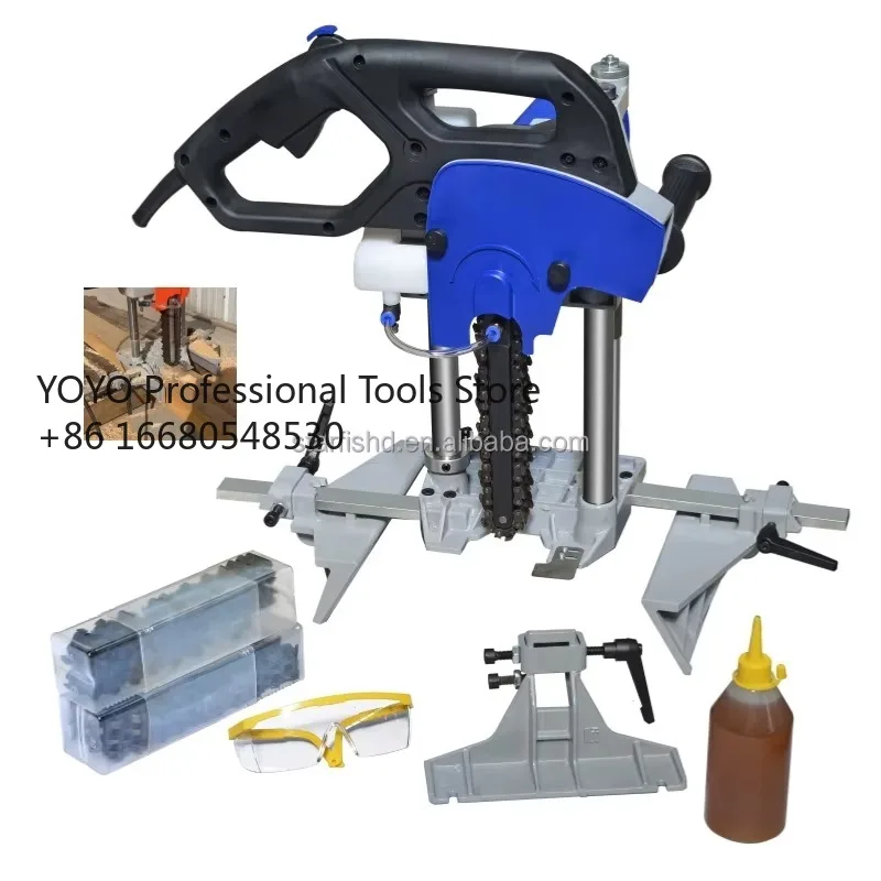 

6GFChain Mortiser: простой в использовании, экономичный, быстро и чисто резает квадратные отверстия для изготовления деревянных каркасов.