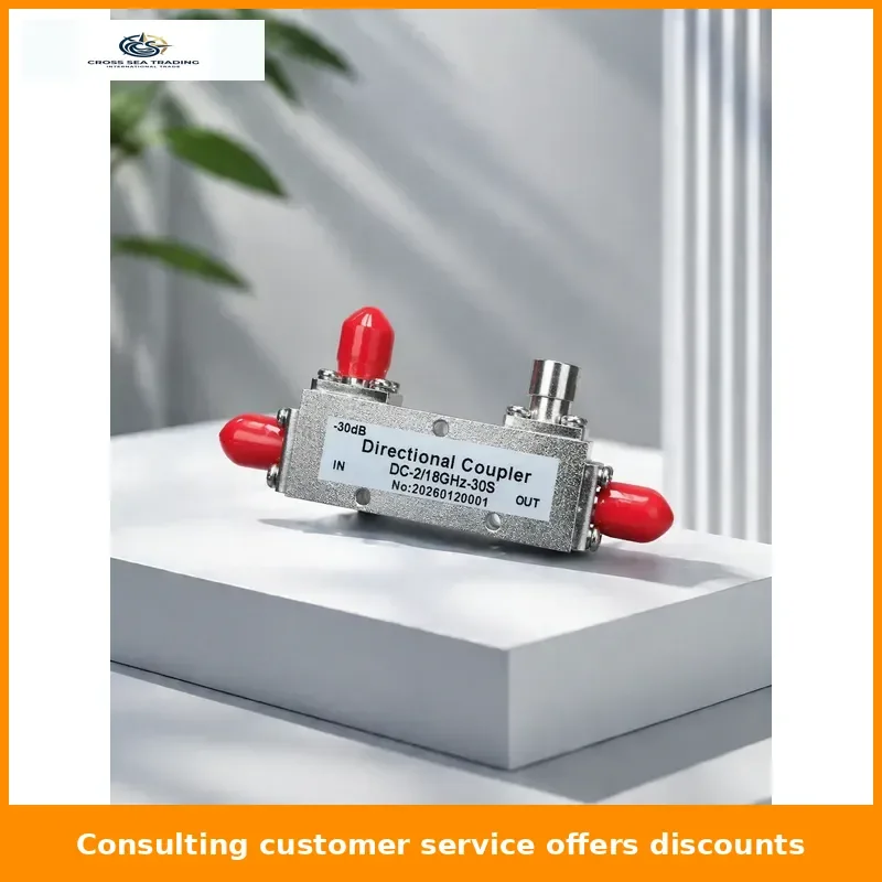 

DC-2/18G-30S Directional Coupler – 2-18GHz, 30dB, 20W, SMA, Wideband for RF/Microwave
