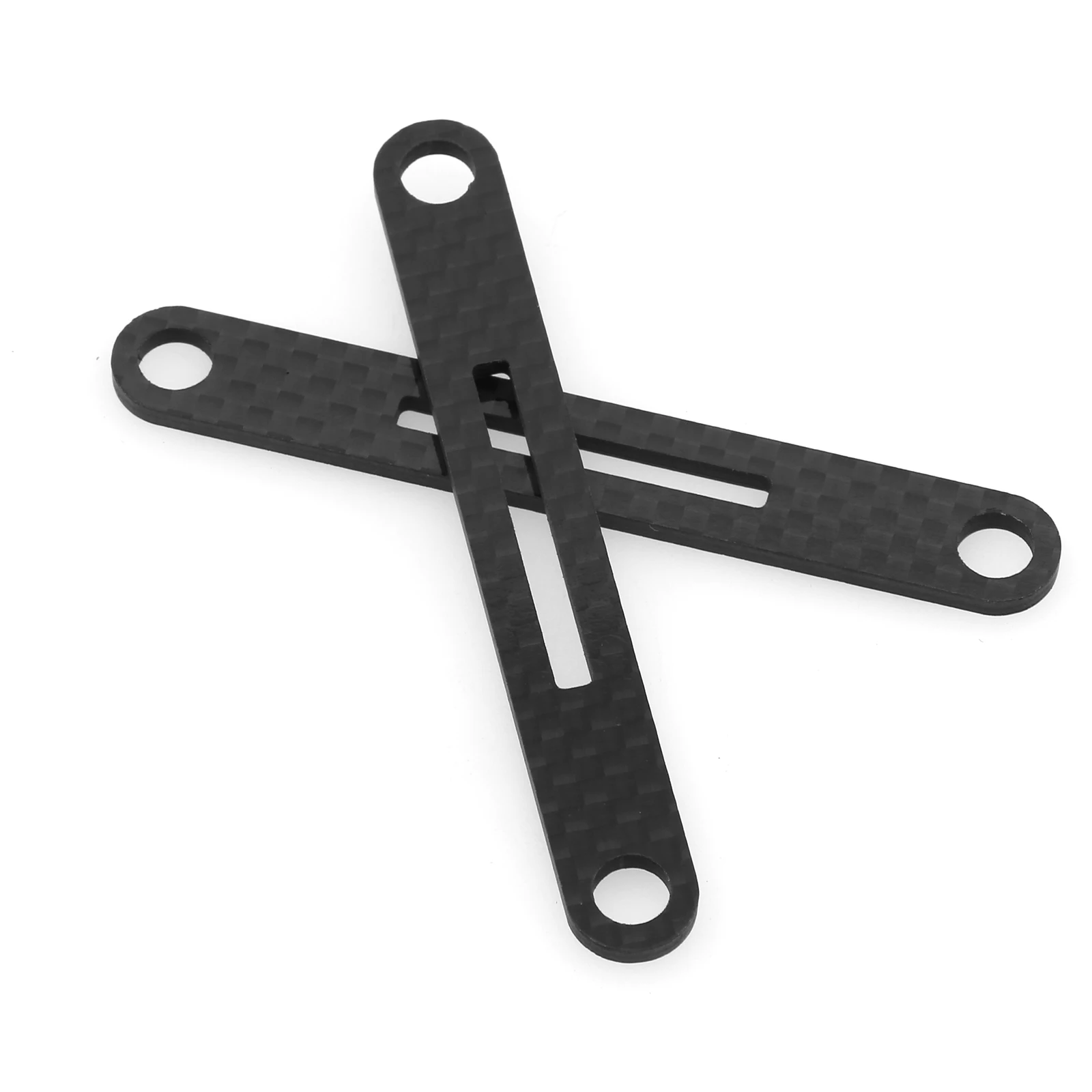 Supporto per carrozzeria anteriore posteriore in fibra di carbonio Traversa Supporto per carrozzeria invisibile 54783 per Tamiya TT02 XV01 XV02 RC Car Upgrade Par