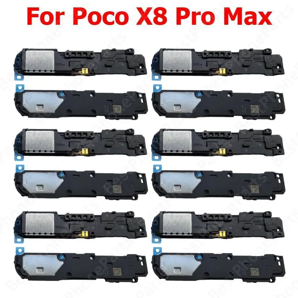 Loudspeaker For Xiaomi Poco X8 Pro Max X8ProMax Loud Speaker Buzzer Ringer Sound Module Mobile Phone Spare Parts