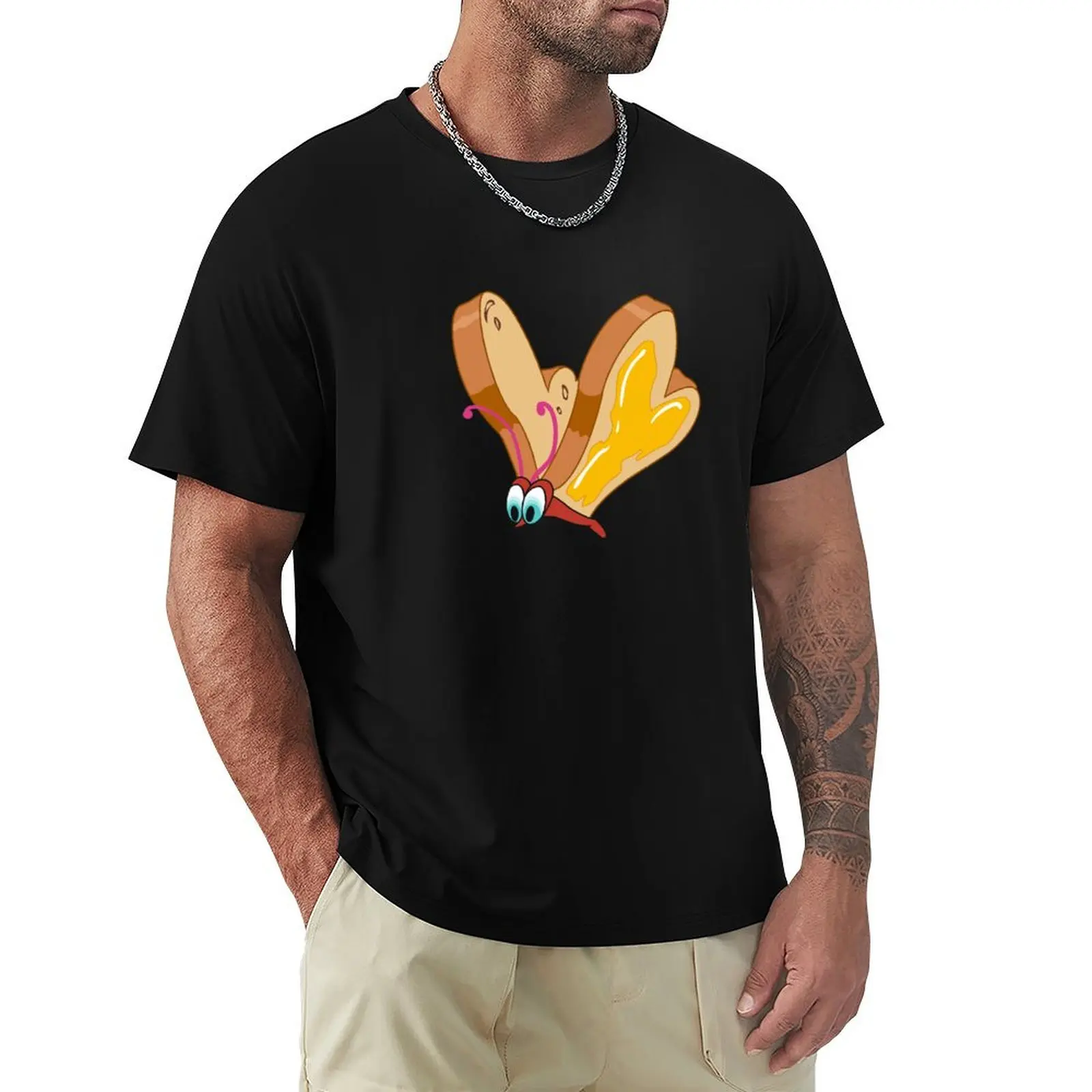 “Butter”fly T-Shirt All Match Basic Short Sleeve Top
