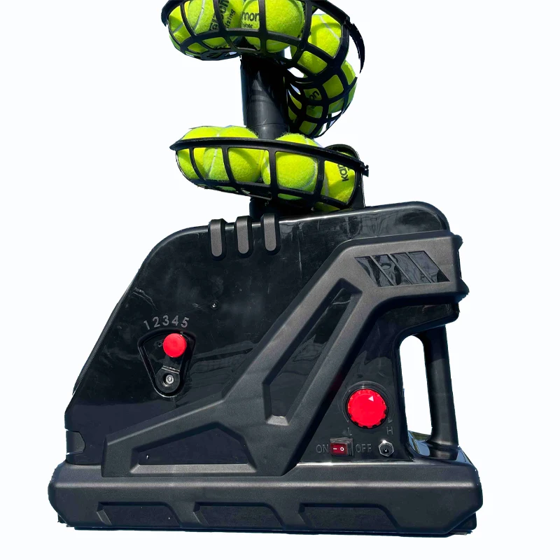 

Tennis Throwing Machine Single Person With Receiving Net Swing Practice Device Multi Ball Training Dedicated Serving Machine