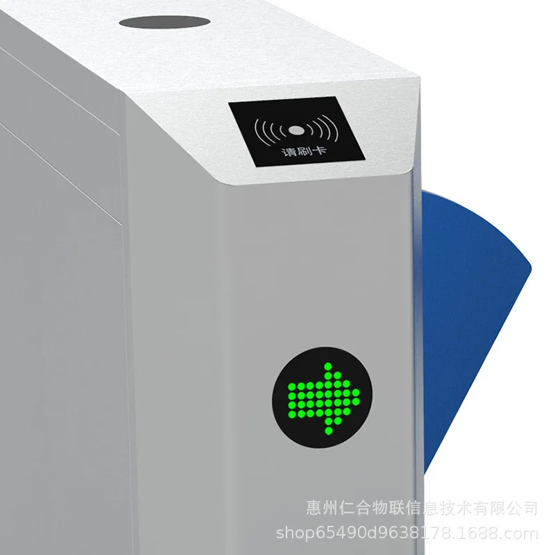 Customized Face Recognition Thermal Imaging Intelligent Pedestrian Gate Construction Site Tripod Turnstile Intelligent Gate RFID