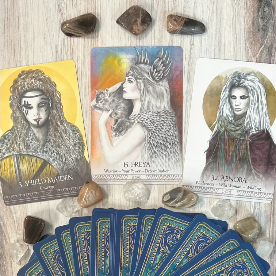 

10.4*7.3cm The Goddess Spirit Oracle Deck 44PCS Cards