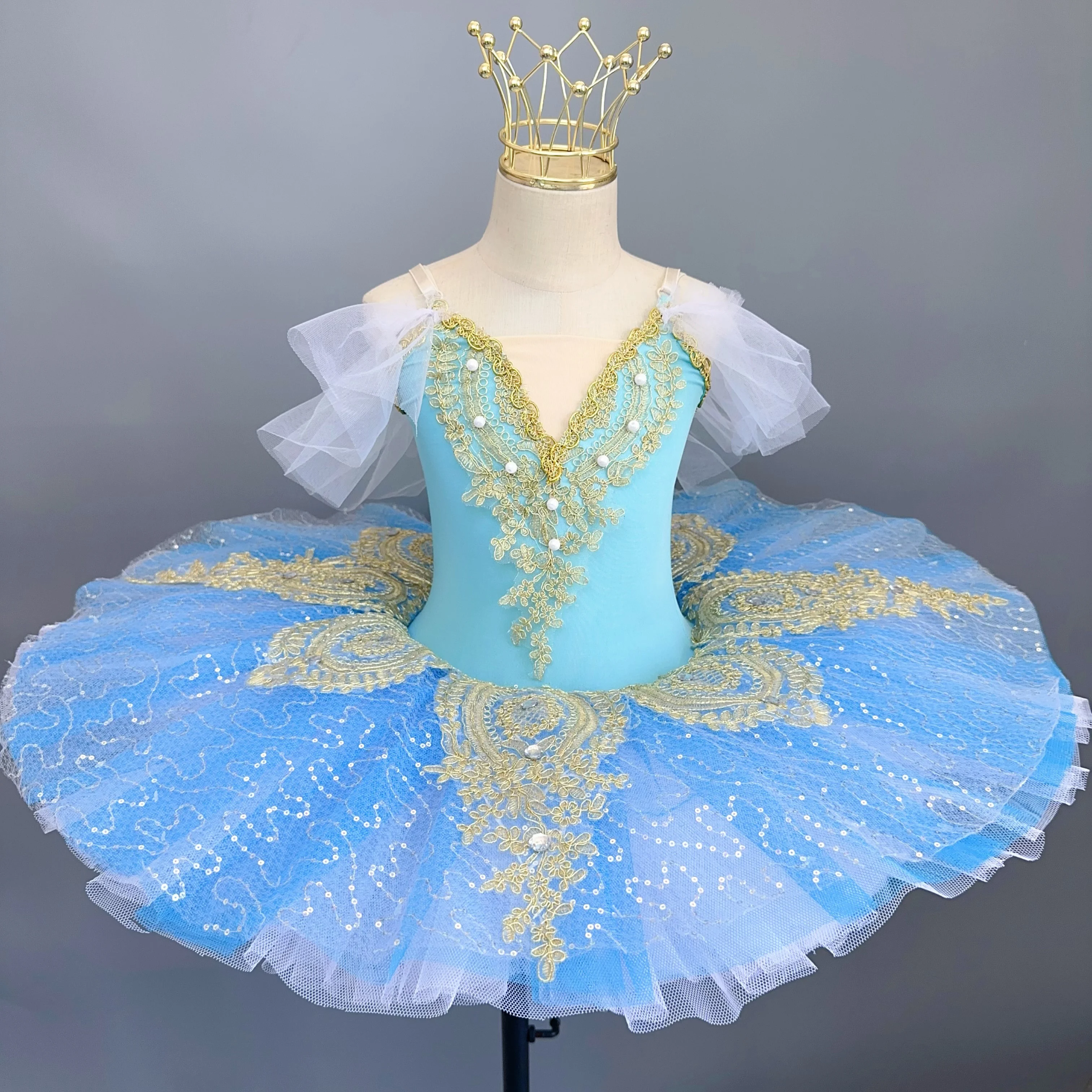 

Professional Ballet Tutu Girls Blue Pink Platter Pancake Tutu Ballerina Party Dress Women Kids Adult Child Ballet Dance Costume