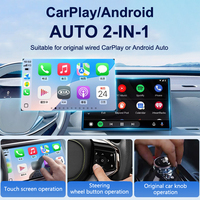 USB TYPE-C Wireless Carplay Adapter 2in1 Android Auto Smart CarPlay Box For OEM Car Plug And Play For Kia MG Opel VW