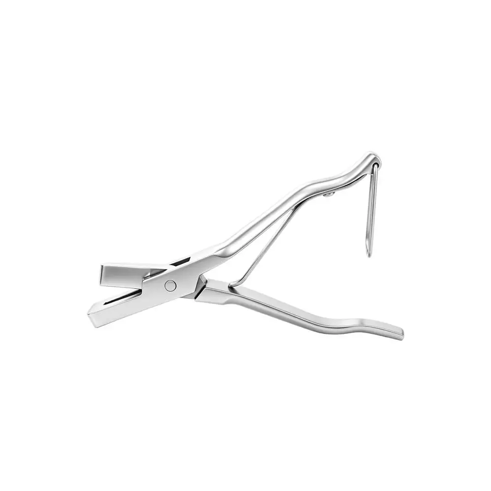 Stainless Steel Pig Ear Punch Pliers U-V Shaped Animal Ear Pliers Pig Marker Forceps Cattle and Sheep Farm animal Marking Pliers view 5