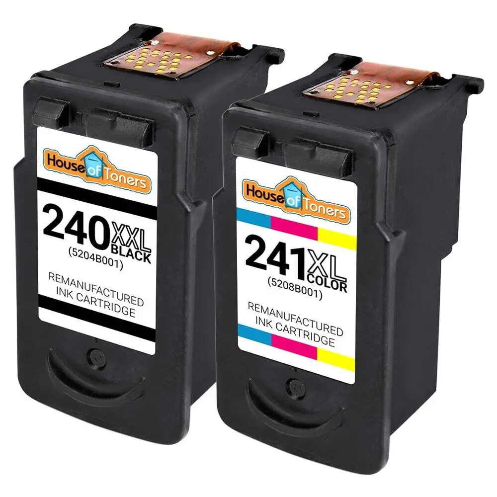 2pk substituição canon pg240xxl & cl241xl para pixma mg3522 mg3620 mg4120 mg4220