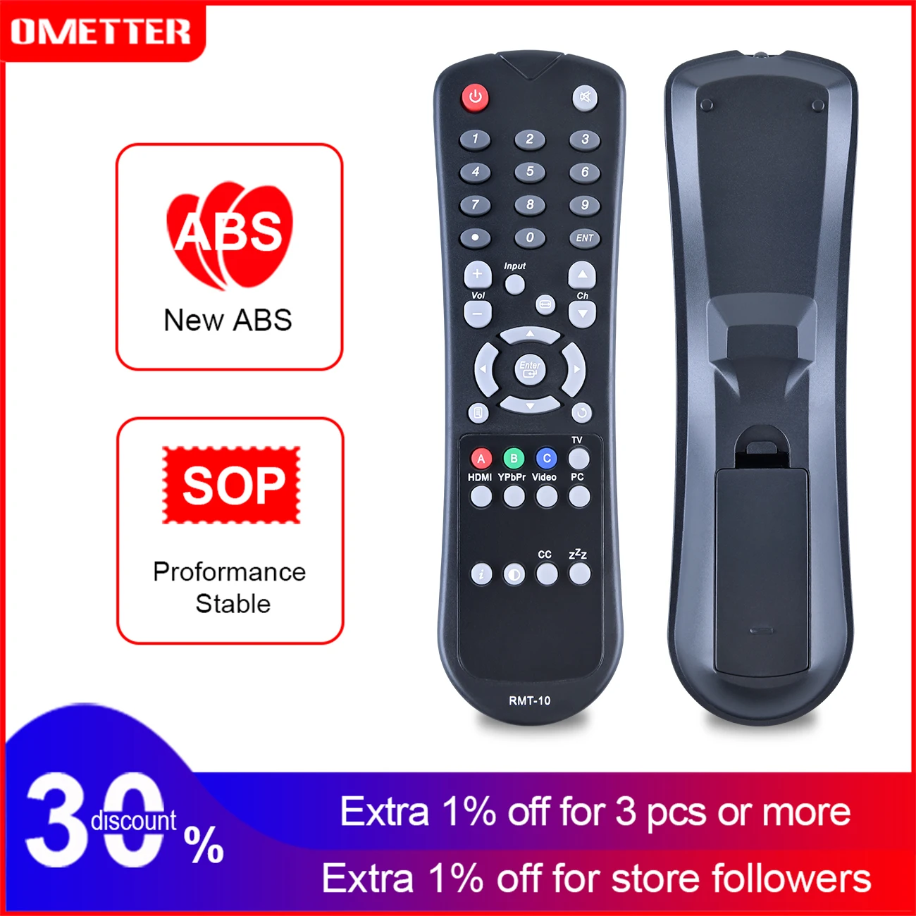 

Westinghouse Digital LCD TV Remote Control RMT-10 Supplied with Models: SK-26H640G SK-26H730S