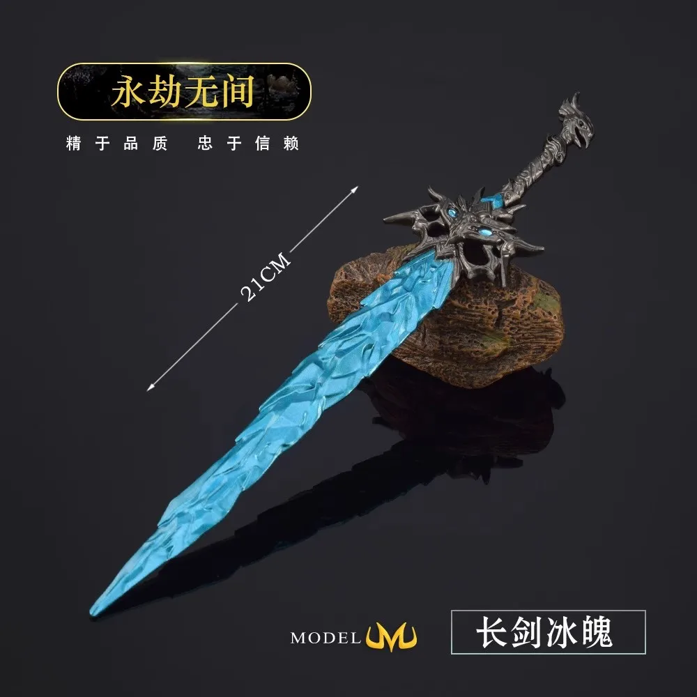 

Soldier Miniature Cold Weapons Ice Soul Long Sword High Quality Action Figure Model Toy Scene Props In Stock Collection