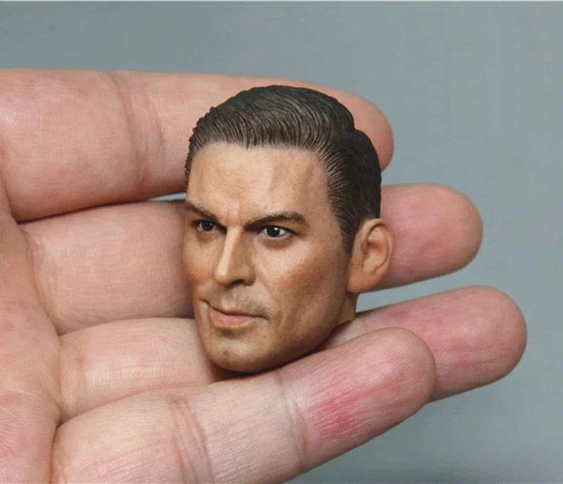 DAMTOYS-Sculpture de Tête d'Homme de Dessin Animé, Modèle 1/6, Johnny Depp, Compatible avec les Figurines d'Action de 12 Pouces, COO 3A à Collectionner, 78071