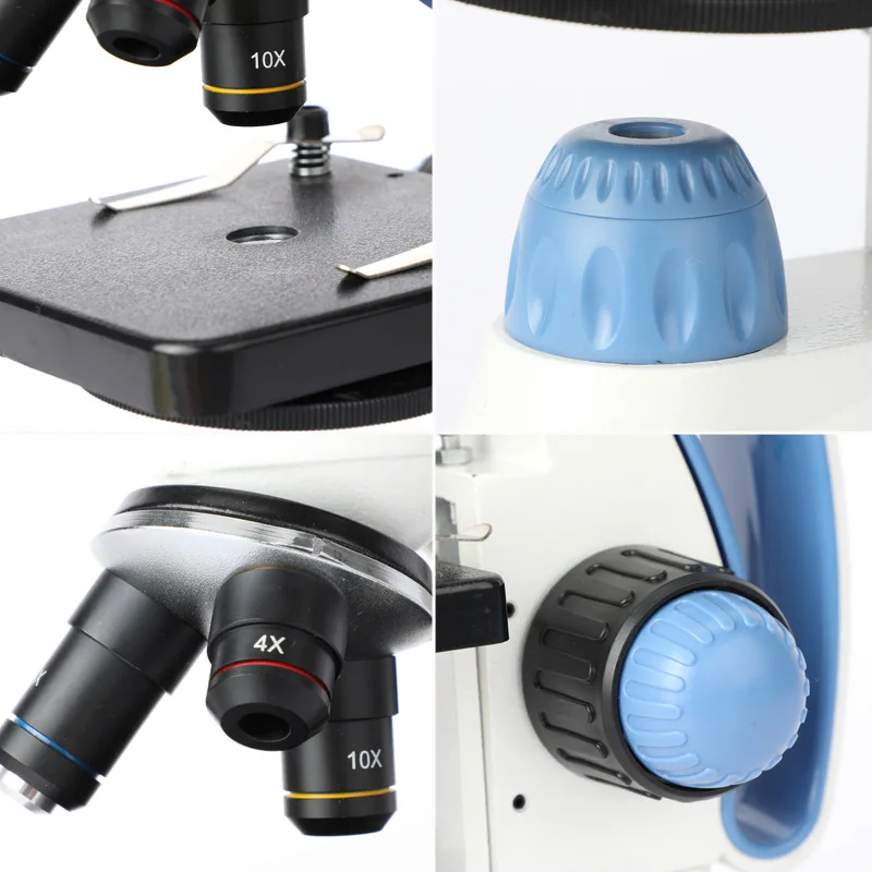 2000X Monocular Optical Microscope Elementary Science Experimental Biology Microscope Digital Microscope for School Education