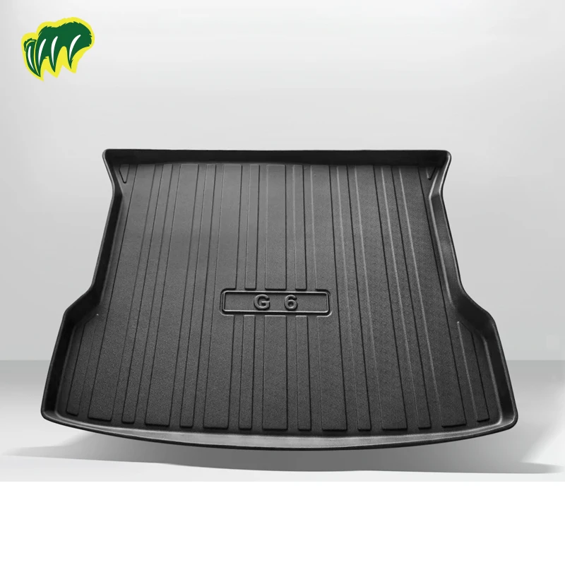 For Xiaopeng G6 2023 TPE Custom Fit Car Trunk Mat All Season Black Cargo Mat 3D Shaped Laser Measured Trunk Liners