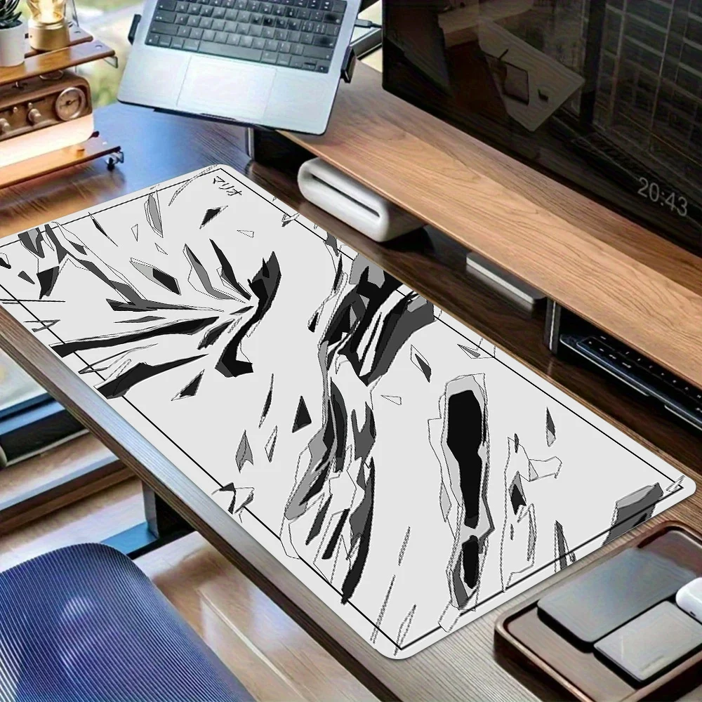 

Black and white texture Mouse Pad Computer Laptop Keyboard Pads Office Large Desk Mat Gaming Mousepad Rubber Non-Slip 900X400mm