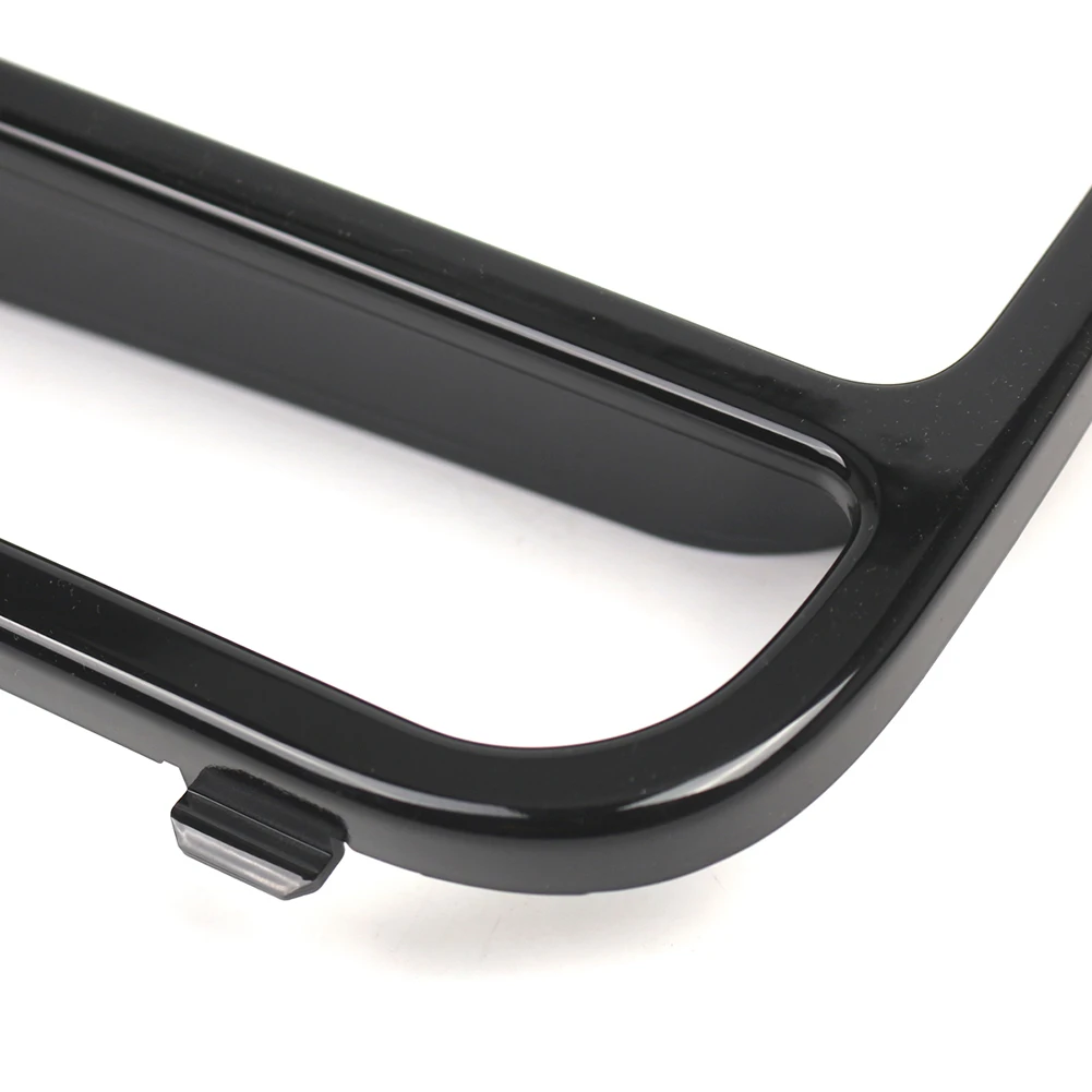 ABS Material Headlight Cover Bolt Headlight Bezel Black ABS Material Glossy Black Finish Non-deformable Structure