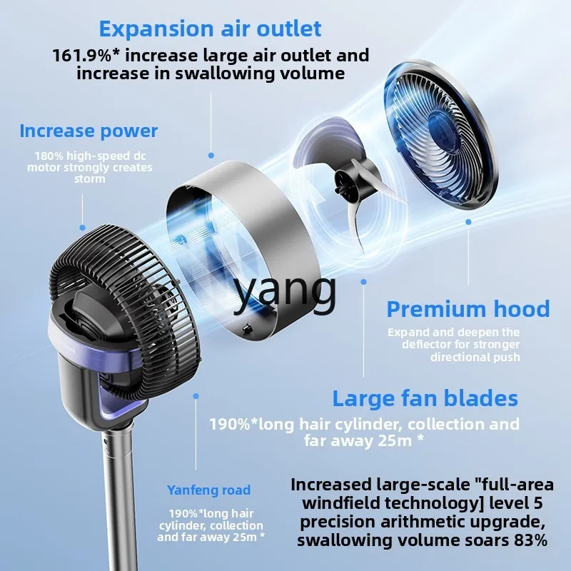 CX household DC frequency conversion remote control desktop soft swan floor fan I222