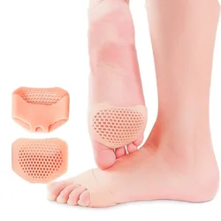 Plantillas de Gel para zapatos de tacón alto, almohadillas suaves de silicona, antideslizantes, transpirables, para el cuidado de los pies, 1 par