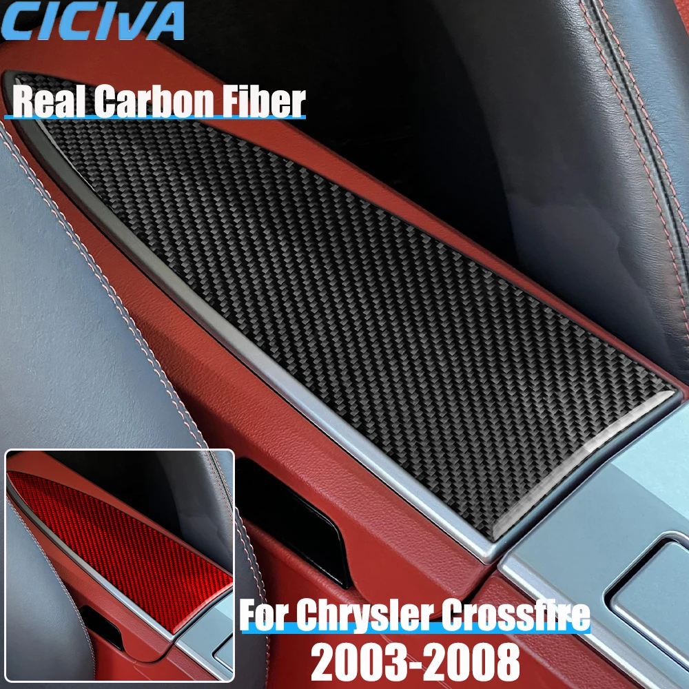 

Автомобильные аксессуары из настоящего углеродного волокна, центральная накладка на подлокотник, мягкая наклейка для Chrysler Crossfire 2003, 2004, 2005, 2006, 2007, 2008