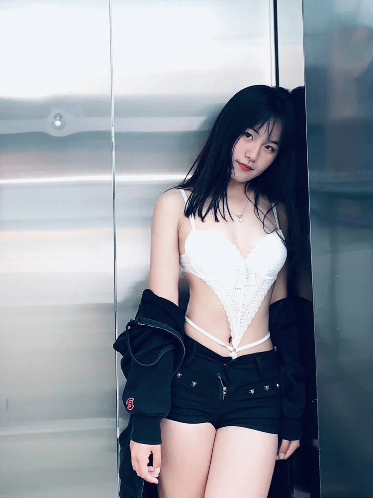 طقم حمالة صدر من الدانتيل من BANERDANNI - ملابس داخلية صغيرة تمرين الضغط، تنحيف، مضادة للترهل، عميق على شكل حرف V، راحة رفيعة للغاية، ملابس داخلية صيفية #5